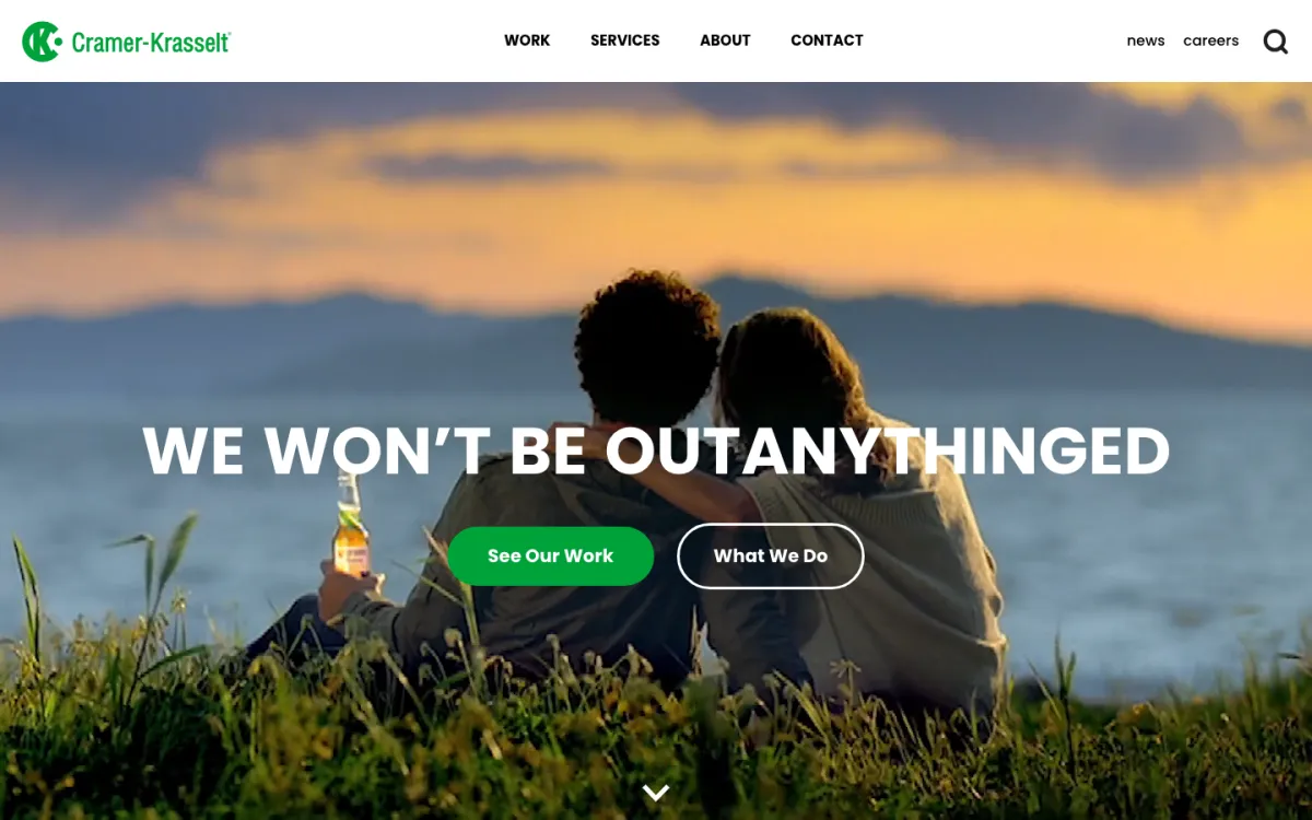 Cramer-Krasselt homepage, captured September 28, 2026